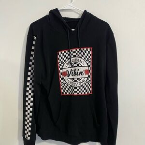 Vibin' Thriving Black Hoodie